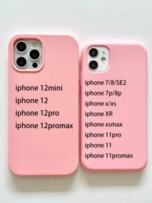 Vỏ điện thoại silicon - Hồng - Xem 5