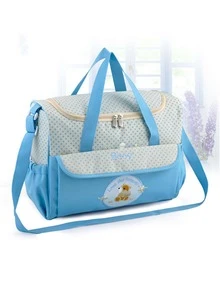 5pcs Cartoon Bear Diaper Bag Set - Blue - View 2