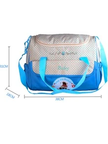 5pcs Cartoon Bear Diaper Bag Set - Blue - View 5