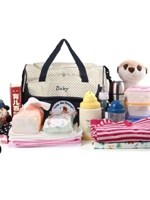 1入組便攜尿布包 - 藏蓝色 - 查看 11