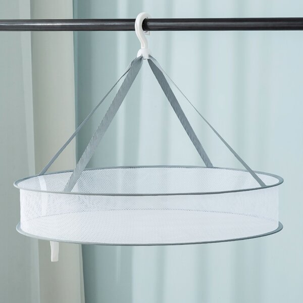 

1pc Plain Clothes Drying Net, Grey