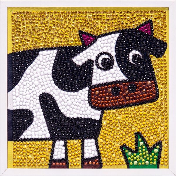 

Cow Print DIY Diamond Unframed Painting, Multicolor
