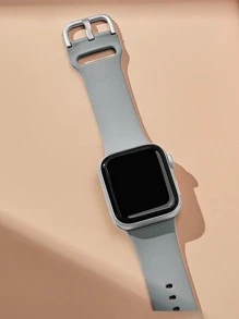 1 条男女通用硅胶运动表带，兼容 Apple Watch 38mm/40mm/41mm/42mm/44mm/45mm/49mm，兼容 Apple Watch Series 9/8/SE/7/6/5/4/3，可作为返校学生的礼物 - 灰色 - 查看 2