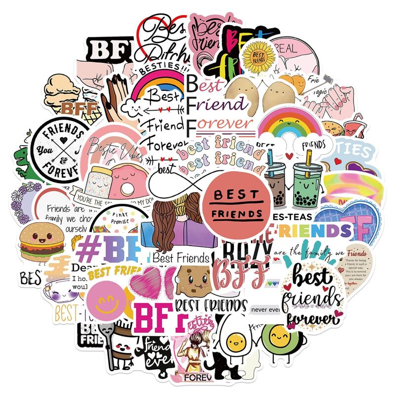 

50pcs Cartoon Graphic Sticker, Multicolor