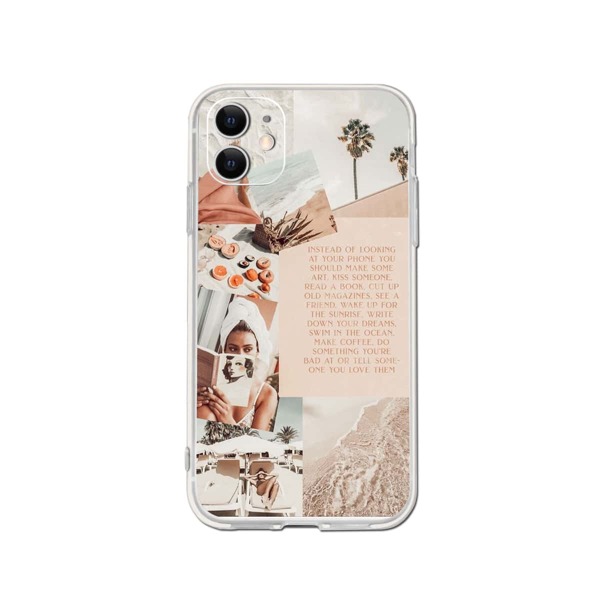 

Aesthetic Collage Phone Case, Multicolor