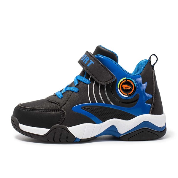

Boys Letter Detail Velcro Strap Sneakers, Multicolor