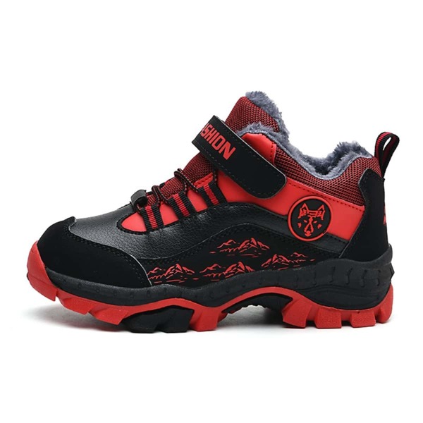 

Boys Fuzzy Two Tone Graphic Hiking Shoes, Multicolor
