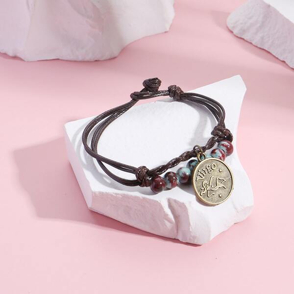 

Disc Charm Bracelet, Multicolor