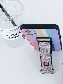 可折疊手機支架 - 銀色 - 查看 2