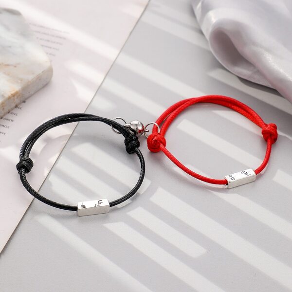 

2pcs Geo Decor Bracelet, Multicolor