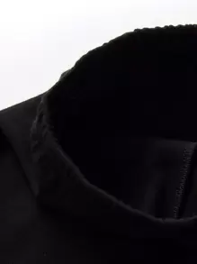 Sparklyn Tween Girl 3pcs Solid Elastic Waist Leggings Chic Outfits For Autumn/Winter