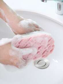 1pc Bath Sponge, Bath Exfoliating Brush, For Bathroom Home Bathroom Decor - Multicolor - View 7