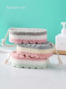1pc Bath Sponge, Bath Exfoliating Brush, For Bathroom Home Bathroom Decor - Multicolor - View 6