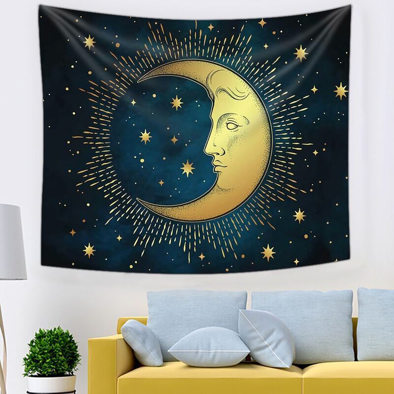 

Moon Print Tapestry, Multicolor