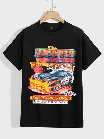 Manfinity RebelGame Men Cotton Slogan Graphic Tee