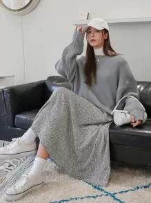 DAZY High Waist Ditsy Floral Skirt