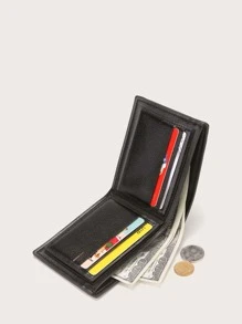 CUIKCA Ví nam nhỏ chi tiết thư - màu đen - Xem 5