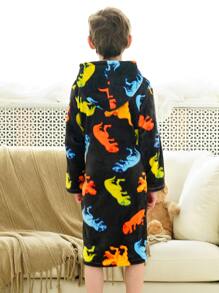 Đồ mặc nhà Trai Thắt lưng Nút Nghề thêu mép Túi Hoạt hình Dễ thương - Nhiều màu - Xem 2