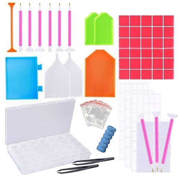

111pcs Diamond Painting Tool Set, Multicolor