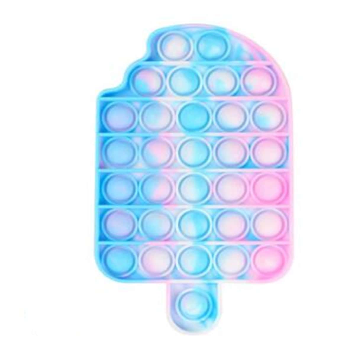 

1pc Ice Cream Shaped Random Color Push Pop Bubble, Multicolor