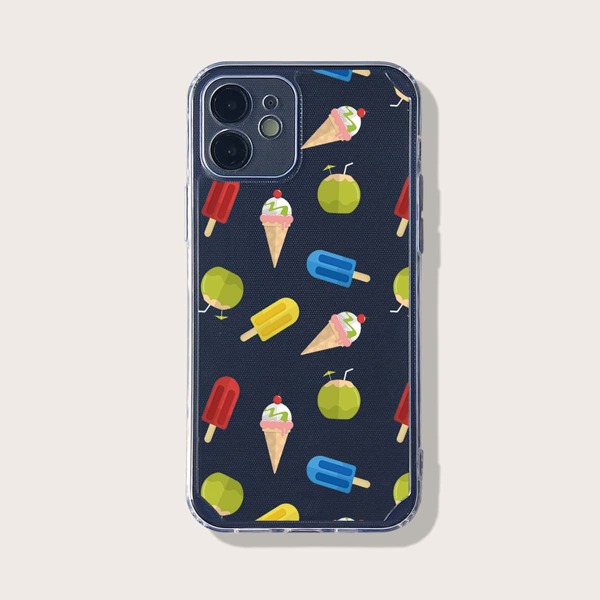 

Popsicle Painted Clear Phone Case, Multicolor
