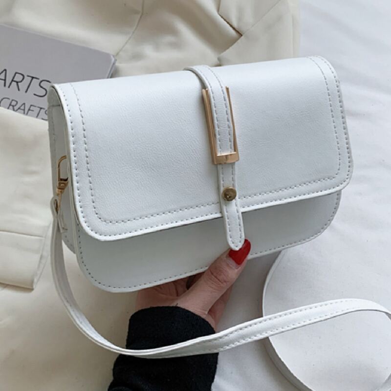 

Minimalist Crossbody Bag, White
