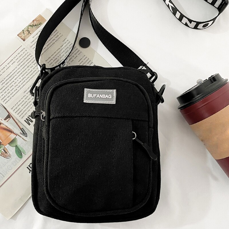 

Guys Letter Graphic Crossbody Bag, Black