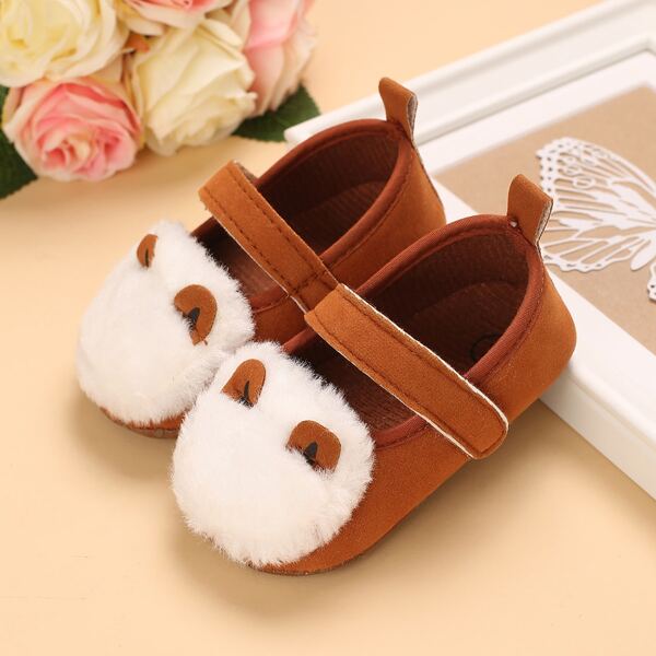 

Baby Faux Fur Decor Flats, Brown