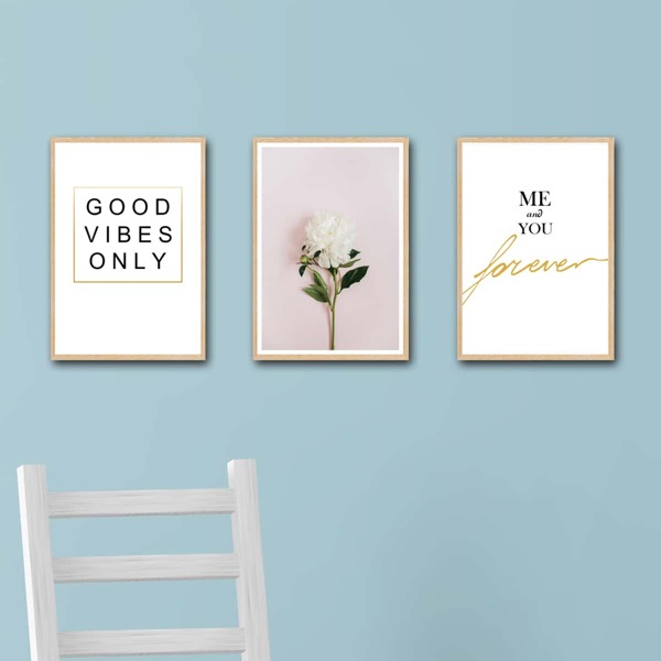 

Flower Print Unframed Painting, Multicolor