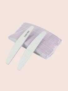 klimonla 5 件套指甲锉专业指甲锉可重复使用双面砂纸板（100/180 粒度）适用于家庭和沙龙使用的美甲工具、美甲用品、美甲工具、美甲工具、返校、指甲、按压指甲的美甲工具 - 灰色 - 查看 4