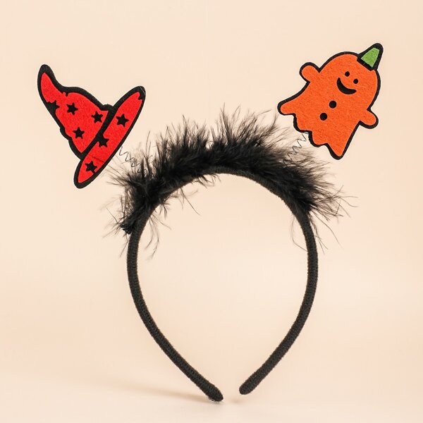 

Halloween Hat Decor Headband, Black