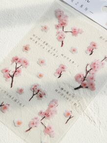 1pc Floral Pattern Sticker