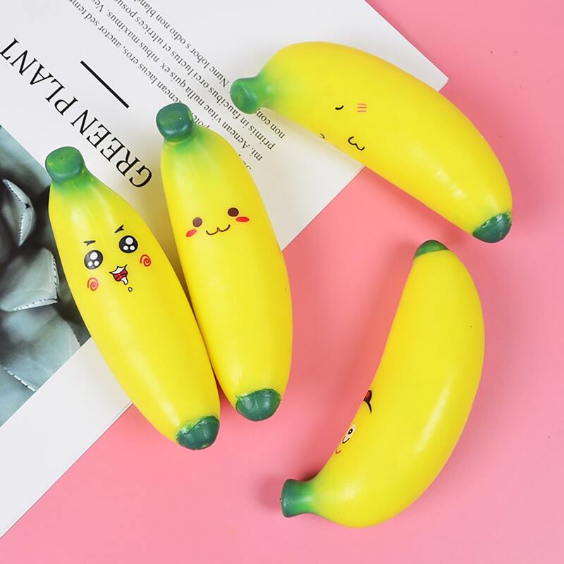 

1pc Banana Shaped Random Toy, Yellow