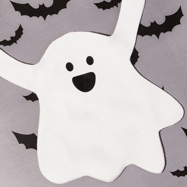 

1pc Halloween Ghost Pet Scarf, White