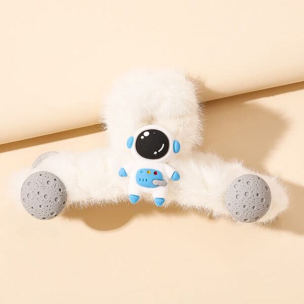 

Astronaut Decor Fluffy Hair Claw, Multicolor