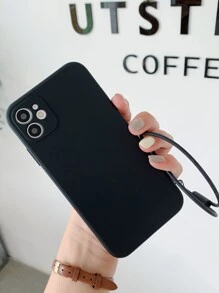 Funda de móvil simple con acollador - Negro - Ver 4