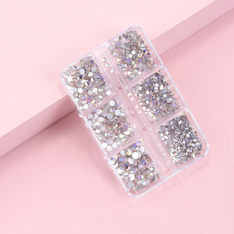 

1box Rhinestone Decor Nail Art Decoration, Purple
