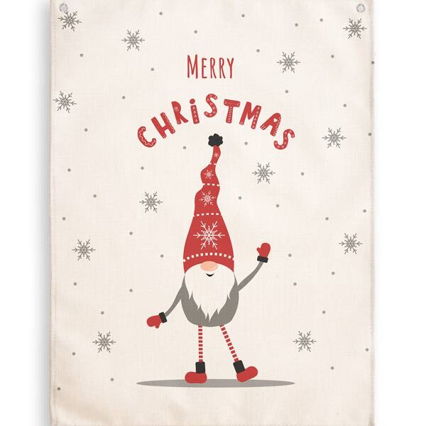 

Christmas Figure Graphic Tapestry, Multicolor
