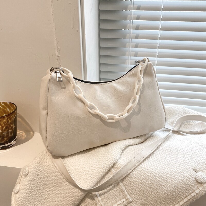 

Minimalist Satchel Bag, Beige