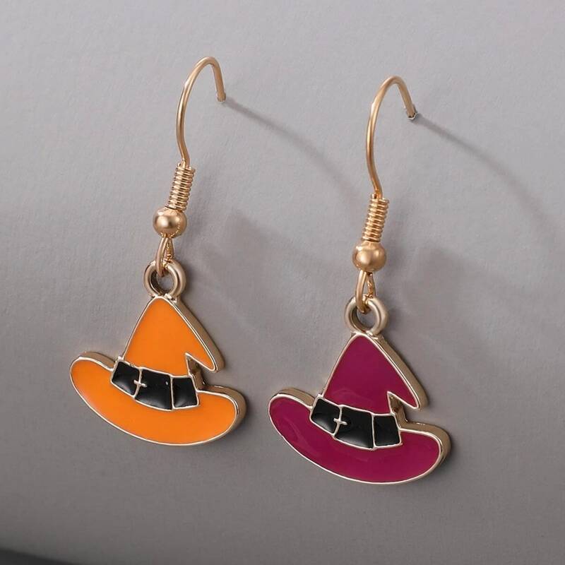 

Magic Hat Drop Earrings, Gold