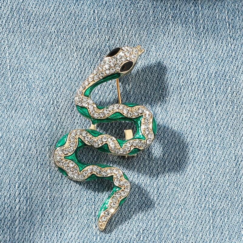 

Snake Decor Brooch, Multicolor