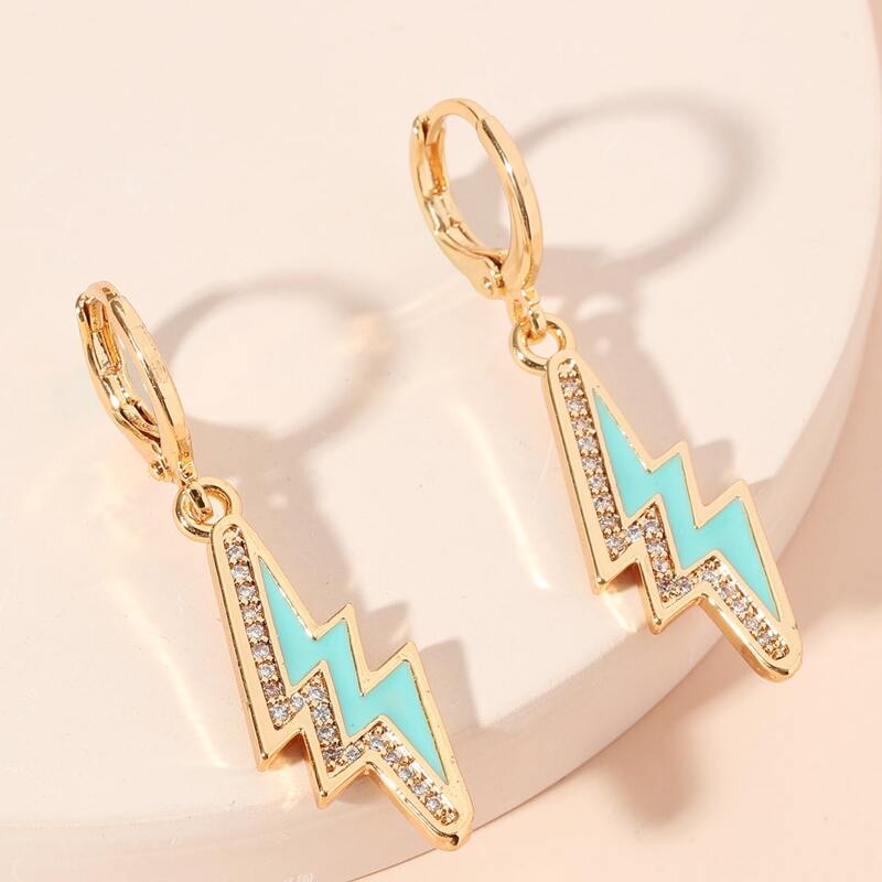 

Lightning Drop Earrings, Multicolor
