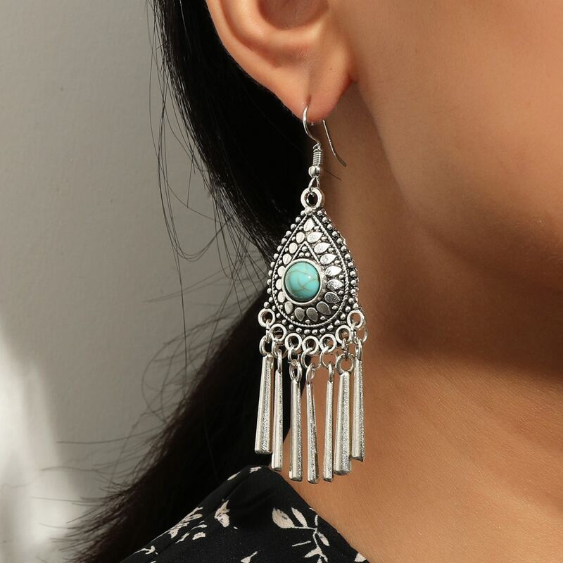 

Tassel Drop Earrings, Multicolor