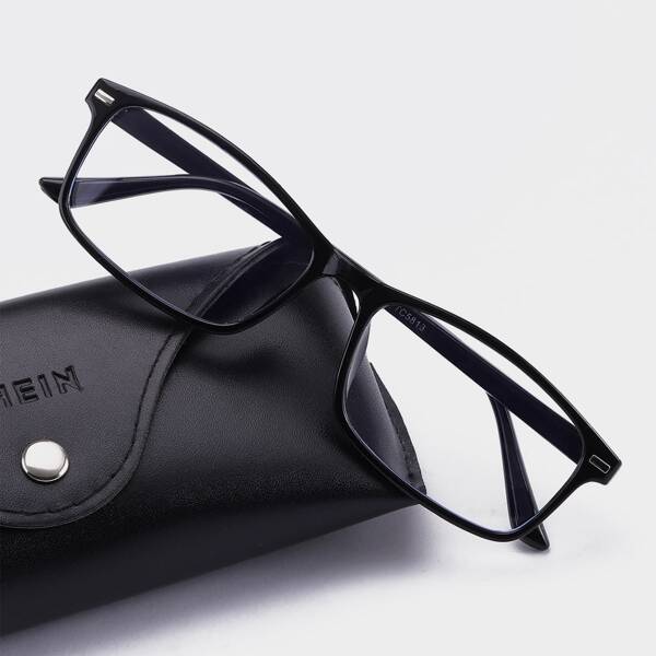 

Men Anti-blue Light Eyeglasses, Black
