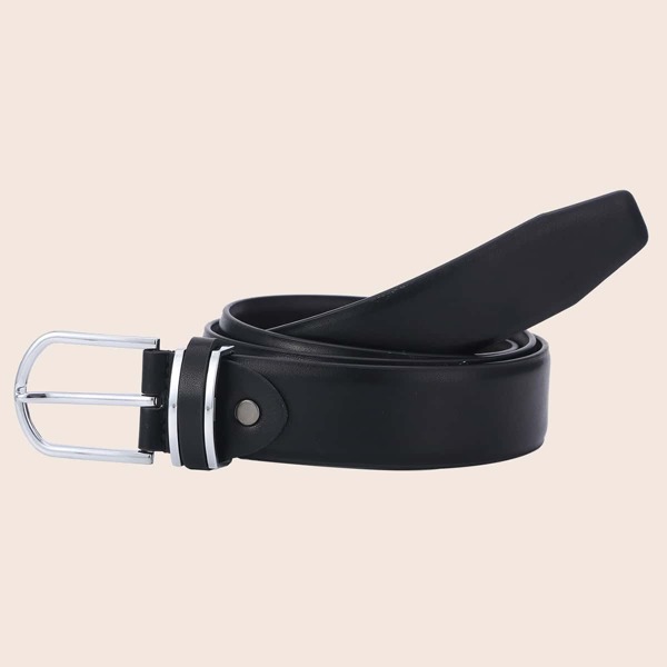 

Men Belt With Hole Punch, Black