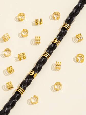 20入組合金電話線髮圈