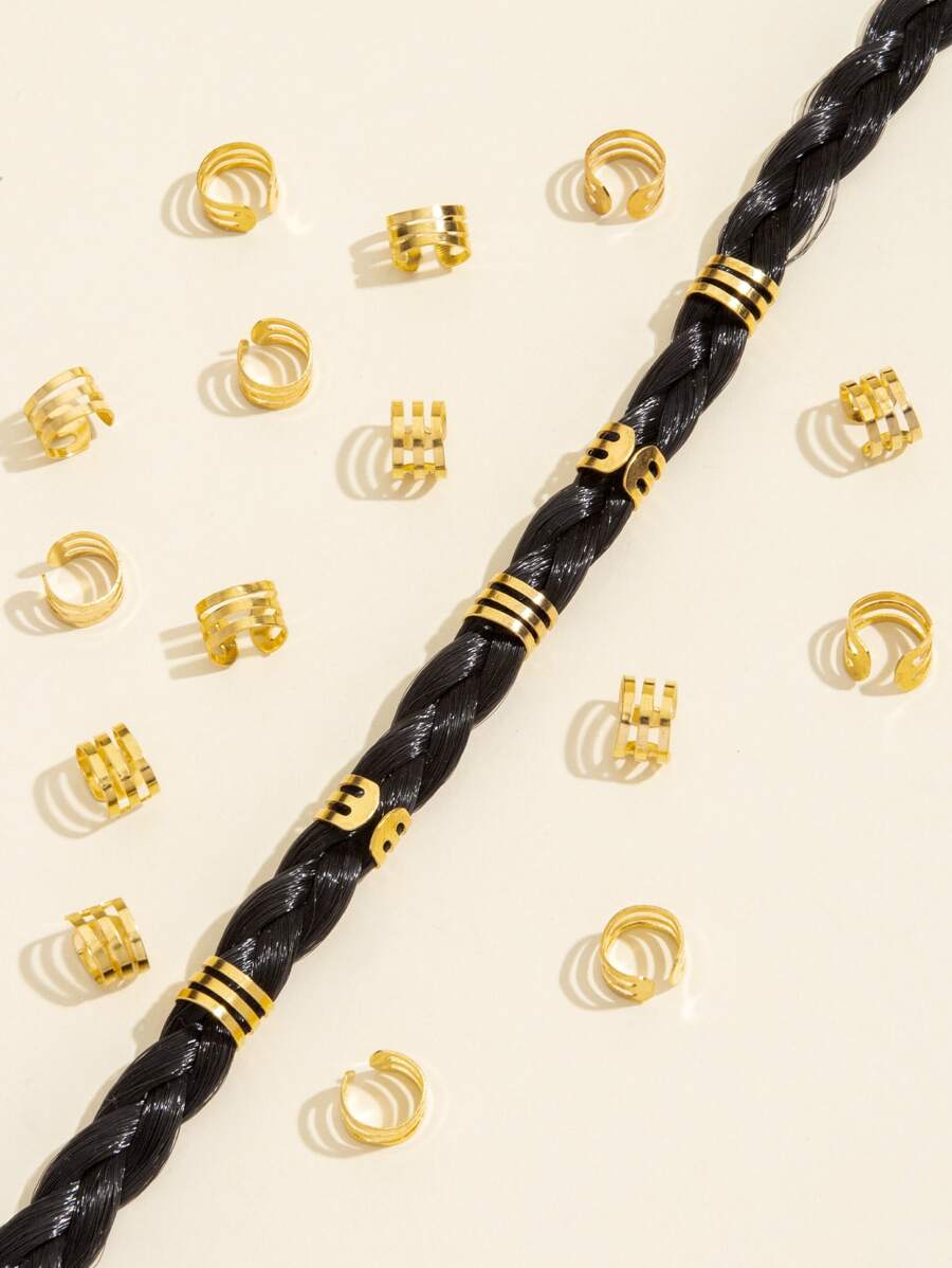 20入組合金電話線髮圈