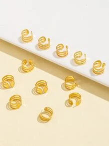 20入組合金電話線髮圈