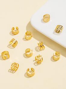 20入組合金電話線髮圈