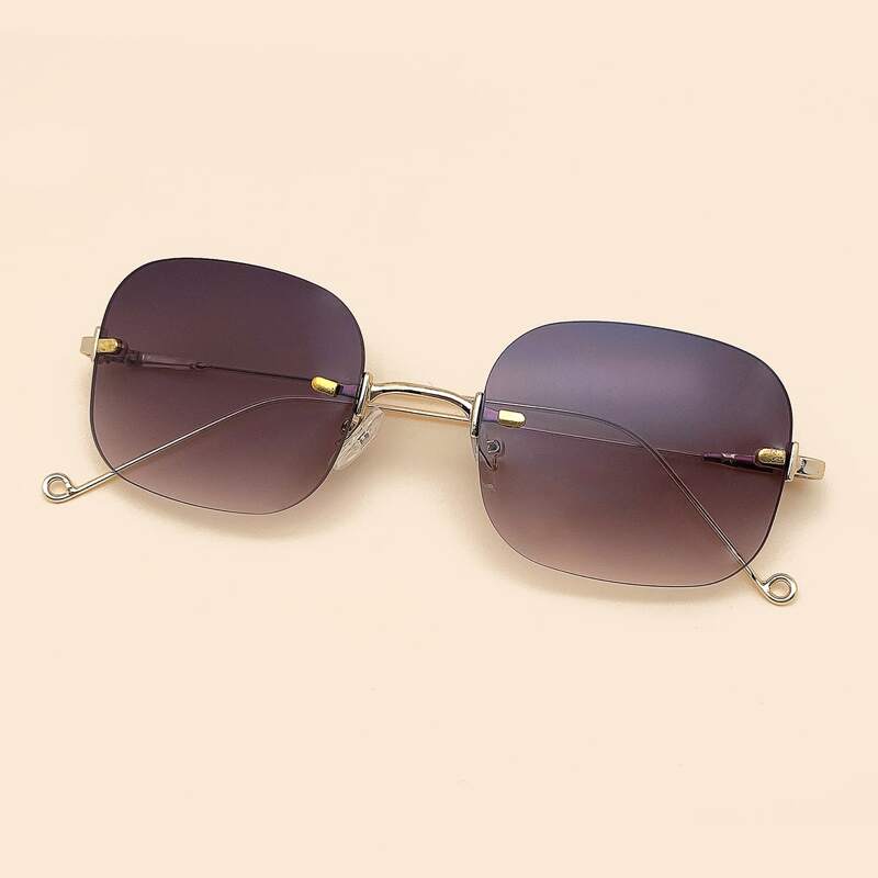 

Rimless Tinted Lens Sunglasses